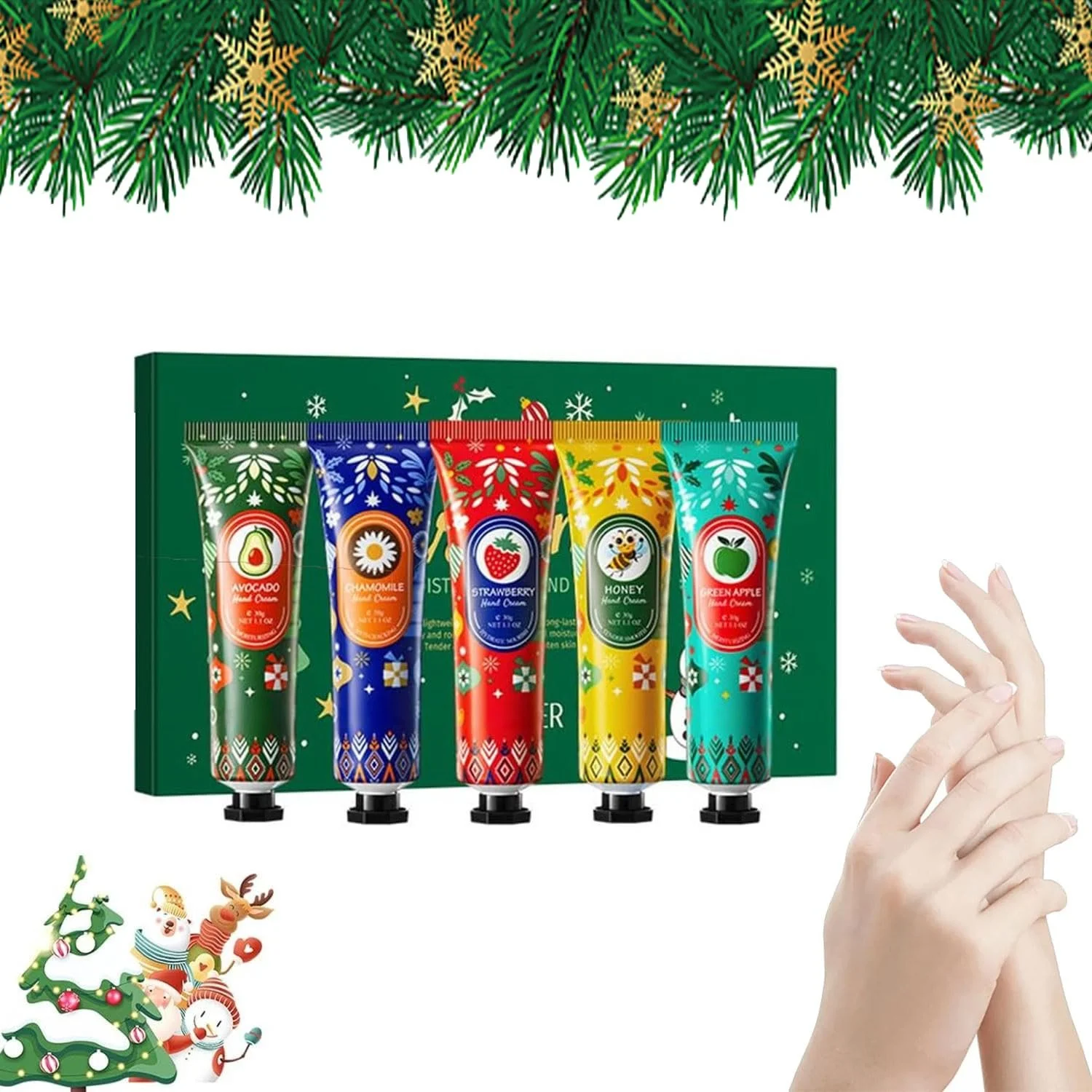 Крем для рук для сухої шкіри Зволожуючий, 5 штук, фото №1