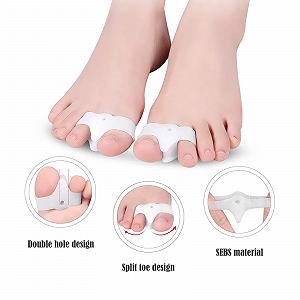 Комплект рукавов для защиты от вальгусной деформации 3 шт., нехирургическая коррекция Hallux Valgus synthetic.ua - Фото 1