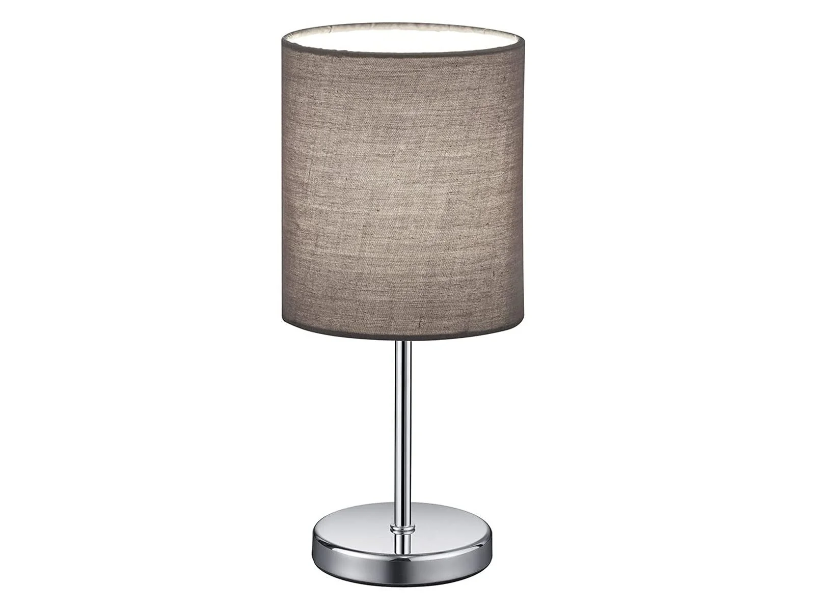 Настільна лампа Reality Leuchten Jerry E14 40 Вт 13 x 13 x 28,5 см Сіра, фото №1