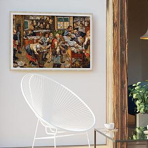 Пазл D-Toys 74942-BR06 Пітер Брейгель Молодший Сплата десятини 1000 елементів synthetic.ua - Фото 1