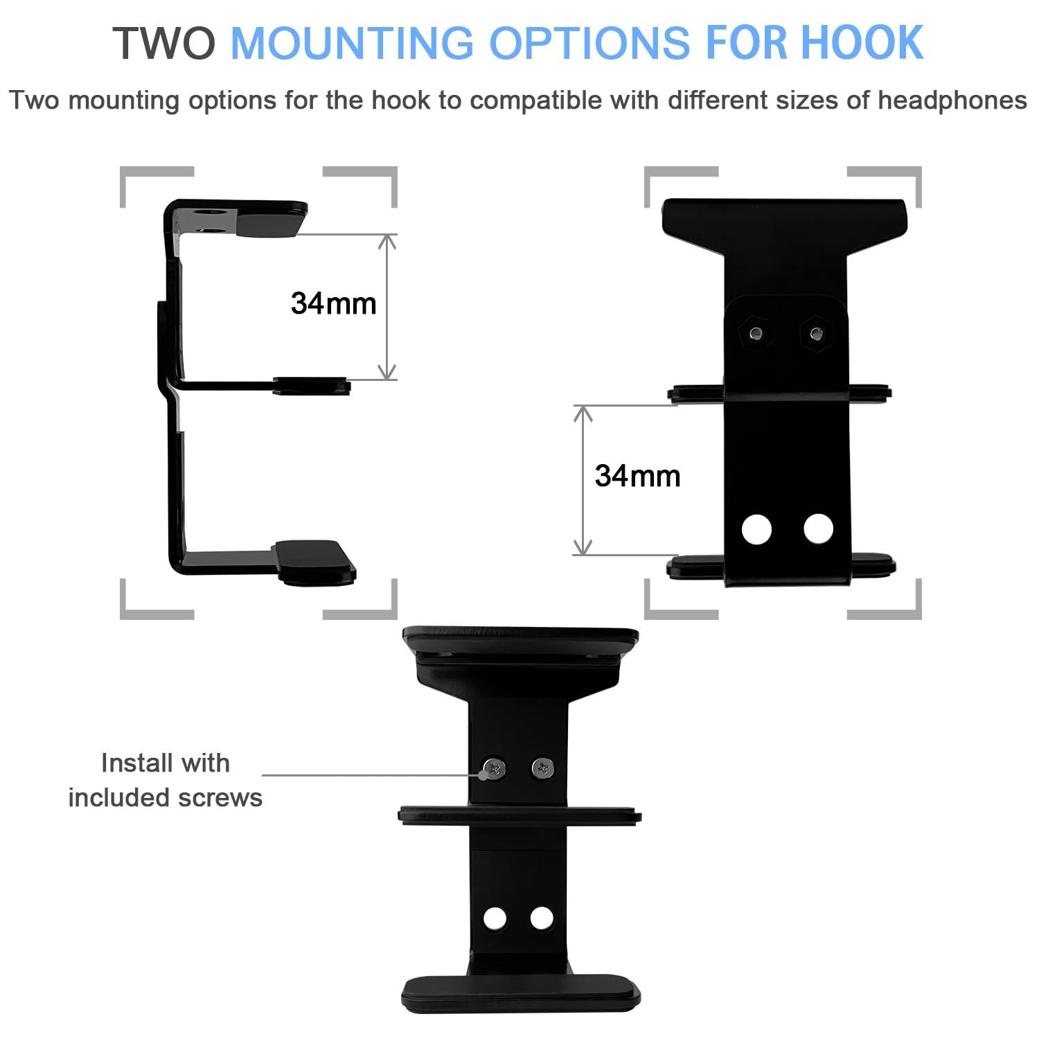 Подставка для ноутбука JEMACHE Aluminium 2-Layer Underdesk Bracket Shelf Holder Black, фото №6 Подставка для ноутбука JEMACHE Aluminium 2-Layer Underdesk Bracket Shelf Holder Black, фото №6