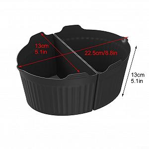 Вставка Reusable Silicone Slow Cooker Liner 6-8 Quart Силиконовая Черный, Синий, Серый, Красный synthetic.ua - Фото 1