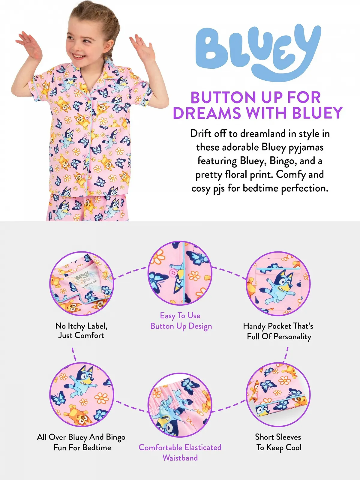 Піжама BlueY Літня піжама для дівчаток, фото №6