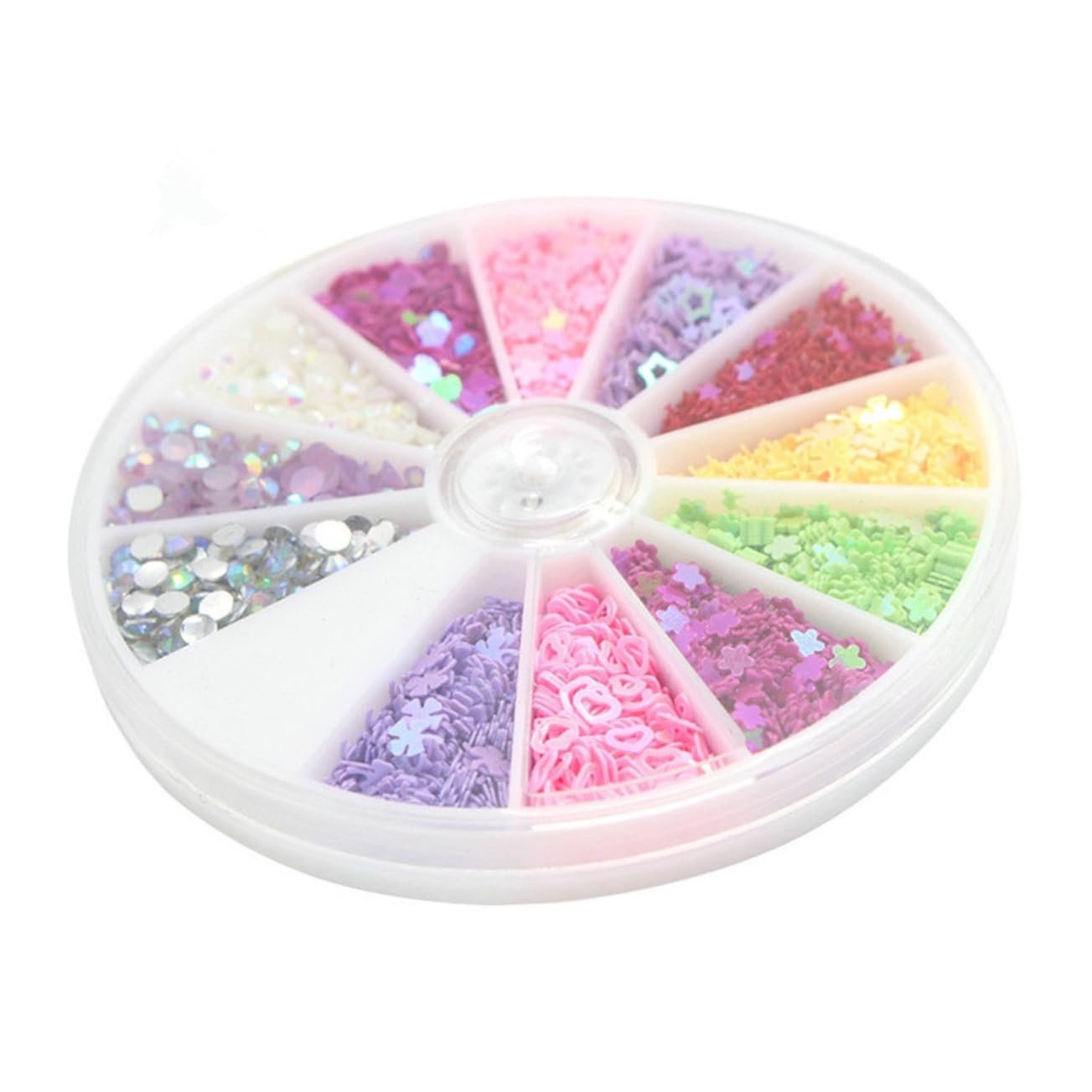 Блискітки для манікюру 2 коробки, наклейки на нігті, блискітки, фото №9