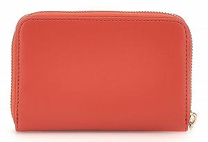 Гаманець GUESS Laurel Zip Around Коралово-червоний synthetic.ua - Фото 1