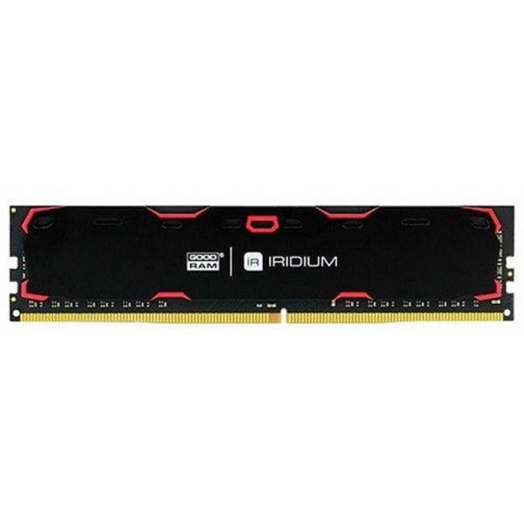 Оперативная память для ПК DDR4 16GB 2400 MHz Iridium Black Goodram IR-2400D464L1716G, фото №1
