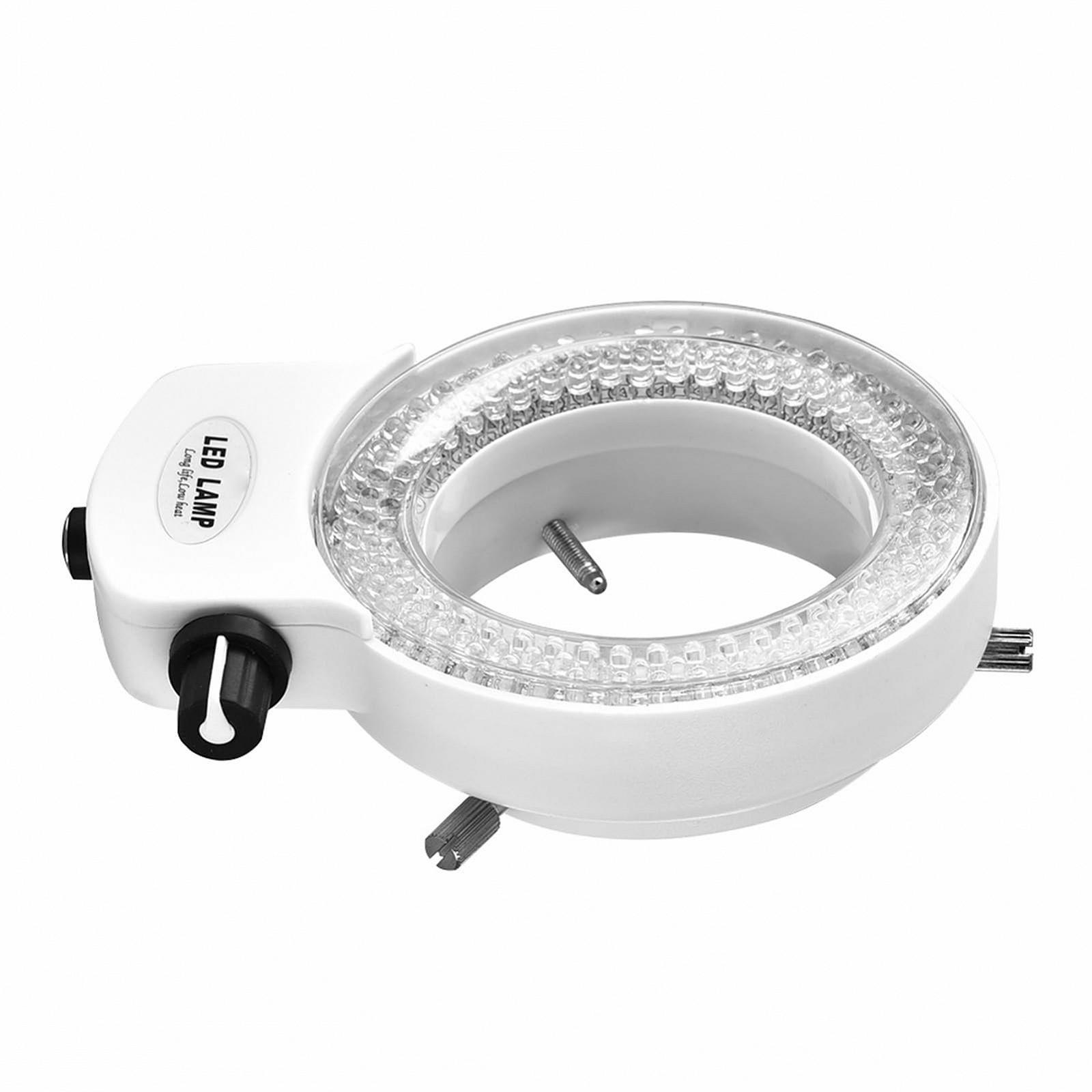 Кольцевая LED лампа 144 LED, регулируемая яркость, для стереомикроскопов и камер, белая, EU вилка, фото №4