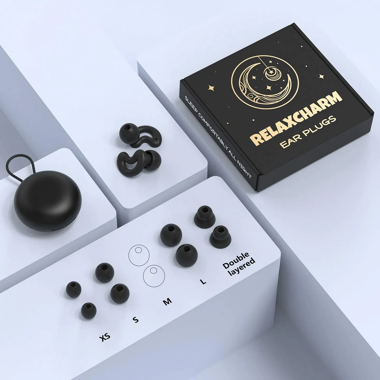 Беруші для сну Ultra Soft Relaxcharm M/L, фото №3 Беруші для сну Ultra Soft Relaxcharm M/L, фото №3