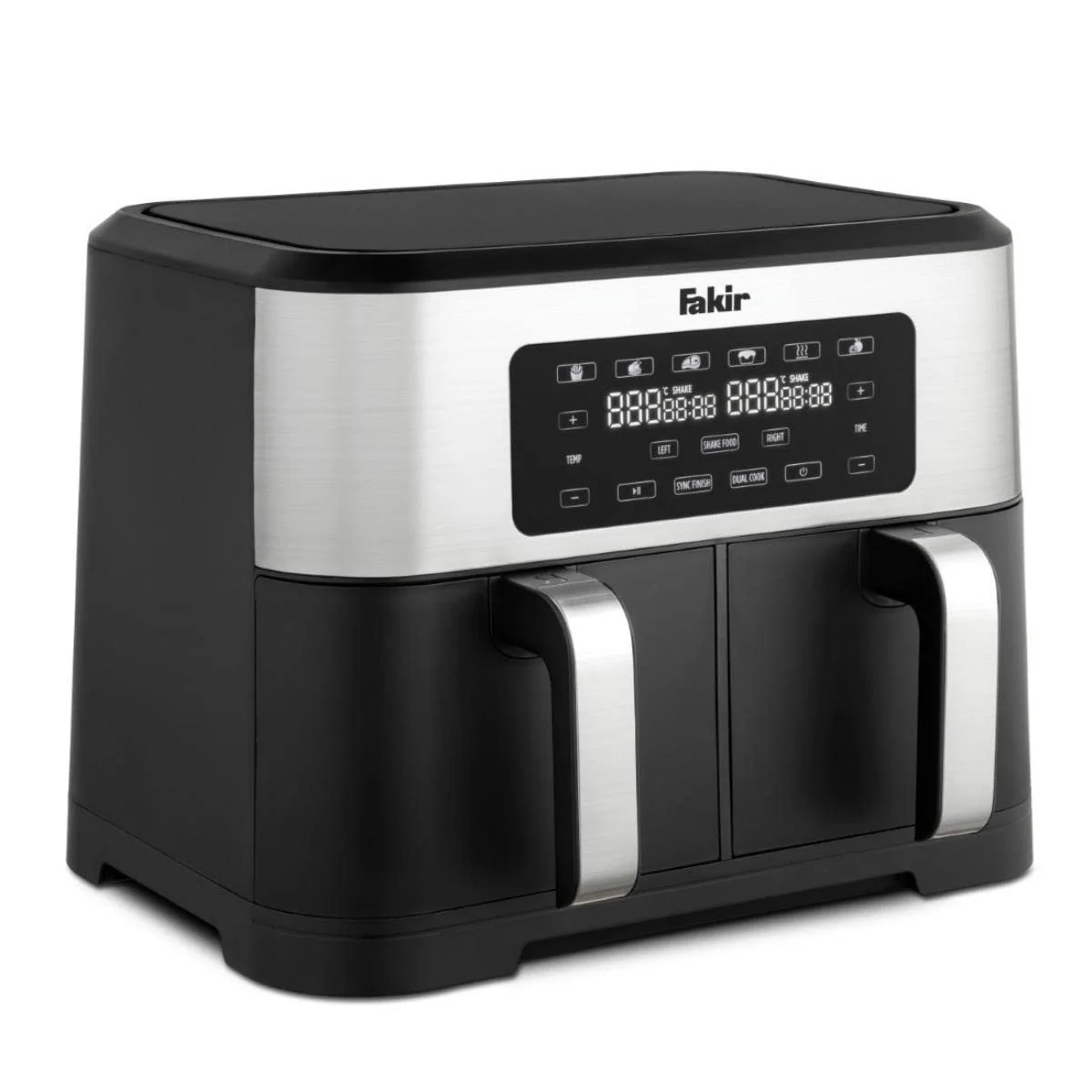 Мультипіч Fakir Chefry Premium Duo 2800 Вт 2 камери XXL Shake Food Function Чорна, фото №2 Мультипіч Fakir Chefry Premium Duo 2800 Вт 2 камери XXL Shake Food Function Чорна, фото №2