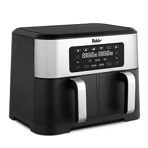 Мультипіч Fakir Chefry Premium Duo 2800 Вт 2 камери XXL Shake Food Function Чорна synthetic.ua - Фото 1