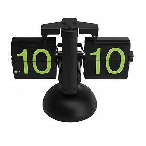 Ретро Цифровой Перекидной Часов PODSJD, Нержавеющая сталь 304, крупные цифры, механический дизайн - Фото 1