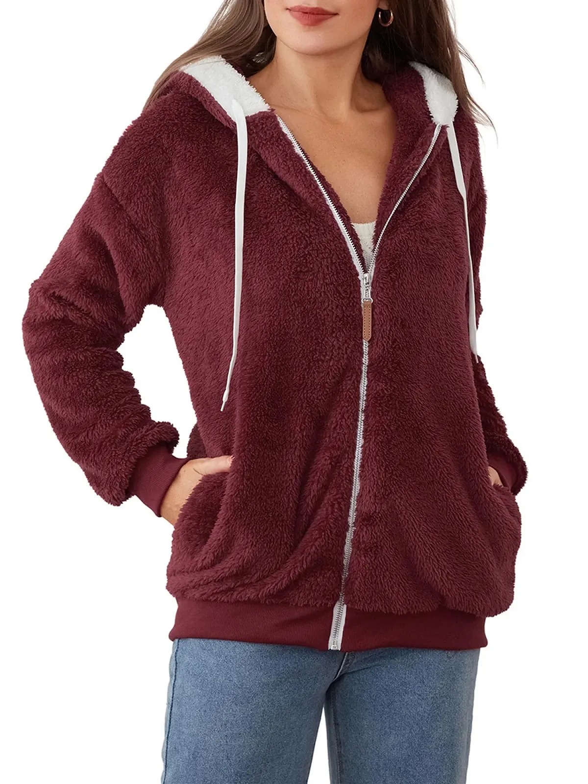 Женская зимняя теплая куртка SANSIWU с капюшоном, фото №1