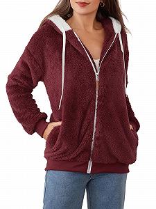 Женская зимняя теплая куртка SANSIWU с капюшоном - Фото 1