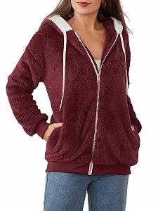 Жіноча зимова тепла куртка SANSIWU з капюшоном - Фото 1