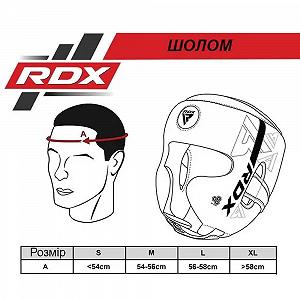 Боксерський шолом RDX F6 KARA Matte White L synthetic.ua - Фото 1