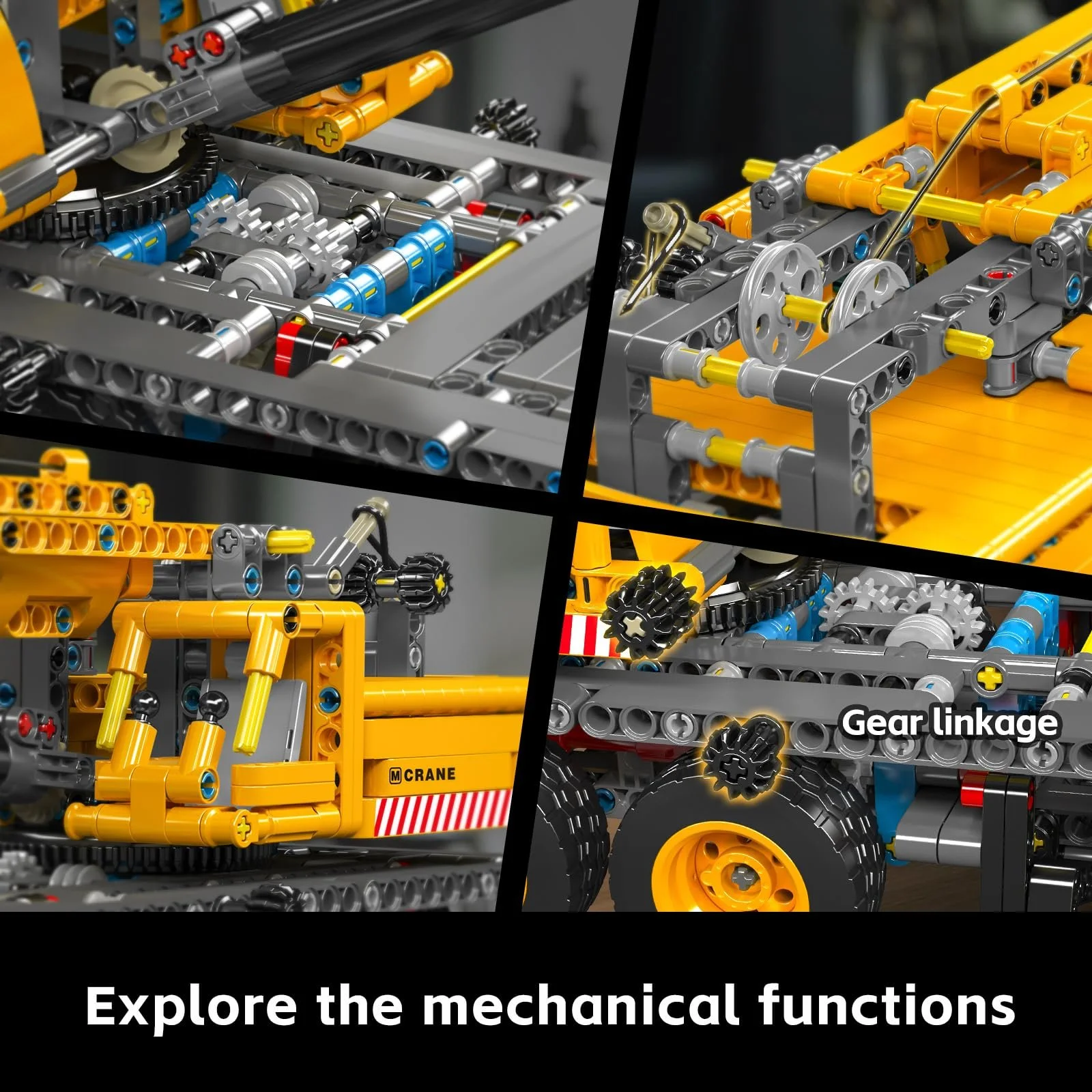 Конструктор Тип Mould King Technik 17058 Кран-Вантажівка 997 деталей, фото №3