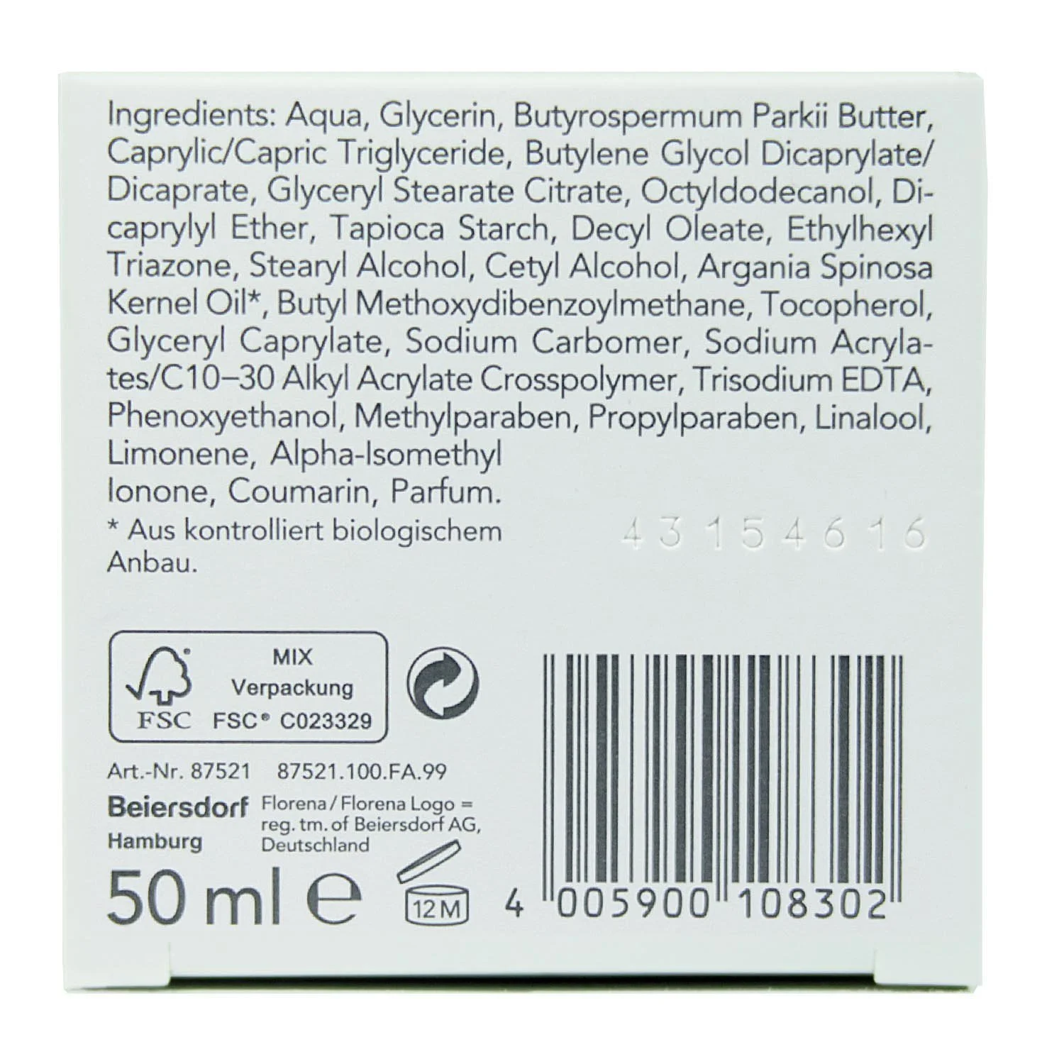 Денний крем Florena Shea Butter 2 шт по 50 мл, фото №4 Денний крем Florena Shea Butter 2 шт по 50 мл, фото №4