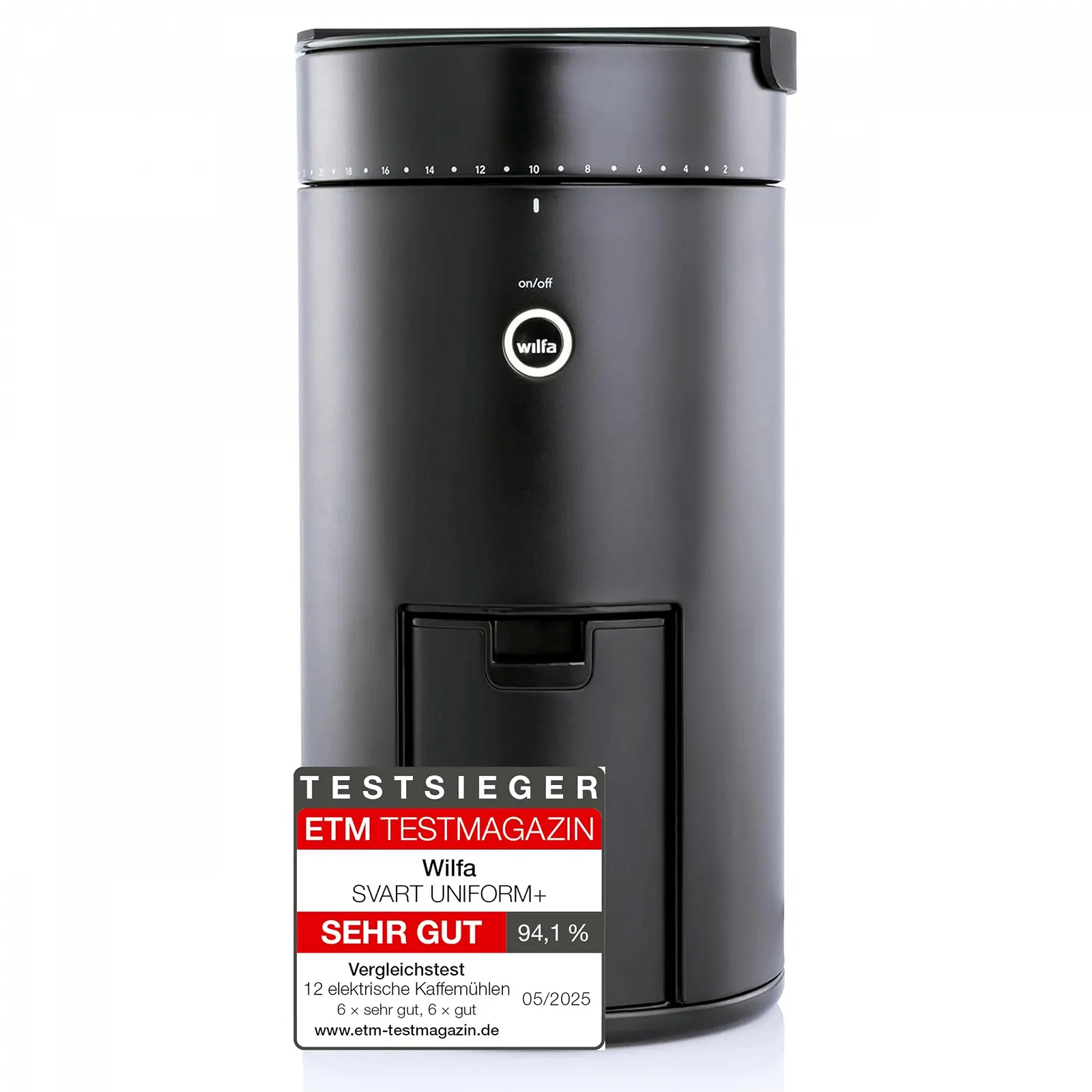 Кофемолка Wilfa SVART UNIFORM+ Электрическая 58 мм Черный, фото №1