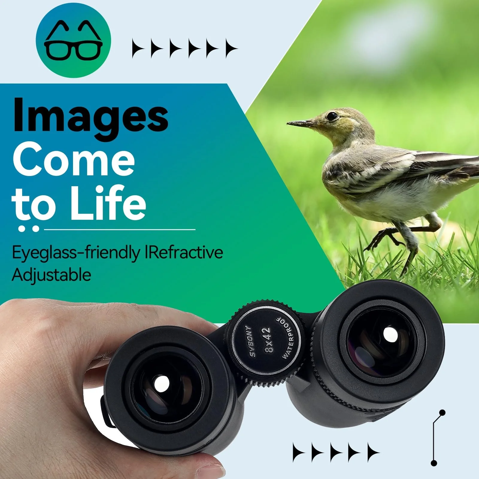 Бінокль Svbony SV202 8x42, фото №7