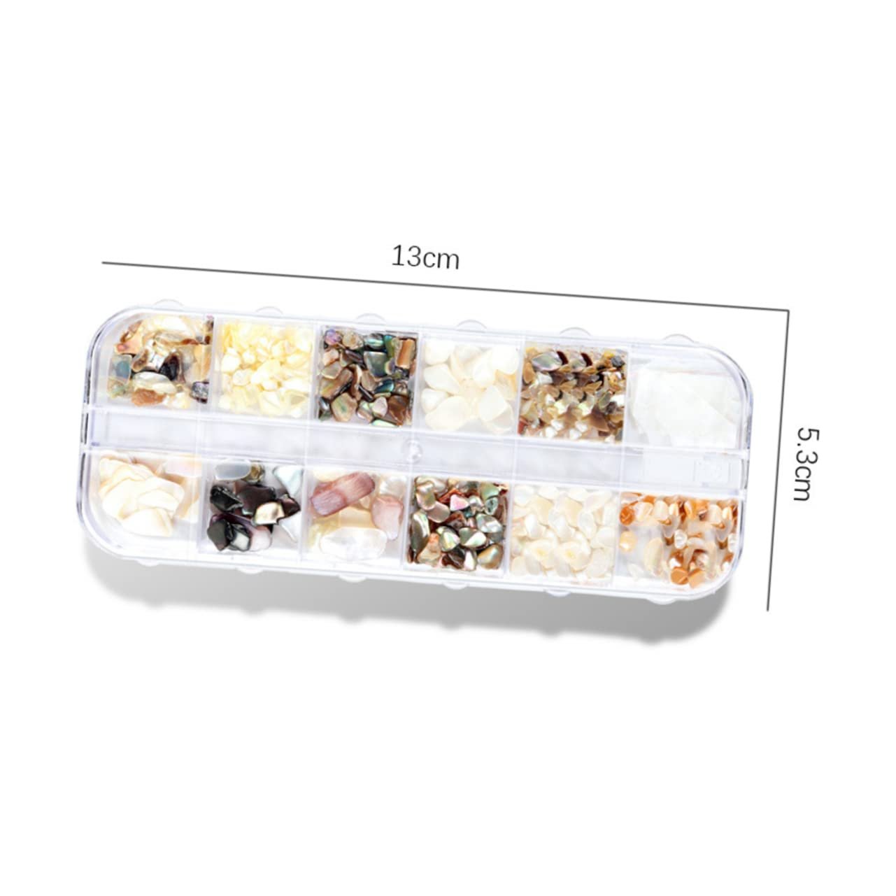 Камень для маникюра Healvian Натуральный Декор Камни Кристалл для ногтей Драгоценный камень Бриллиант для маникюра Камень для рукоделия Кристалл для ногтей Драгоценный камень Бриллиант для ногтей Аксессуары из камня в японском стиле, фото №2