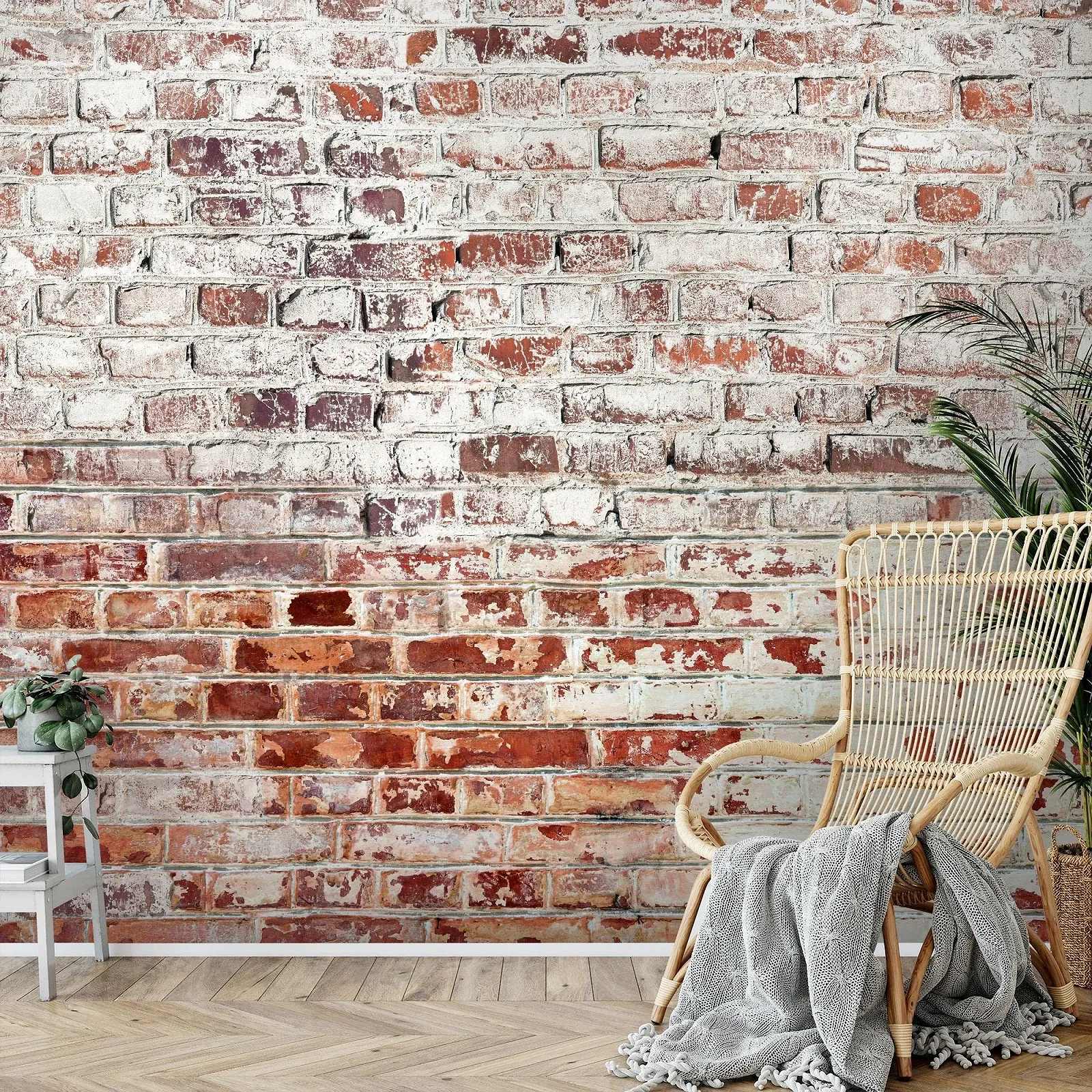 Фотообои Runa Art Stone Wall 9083012b Флизелиновые 396 x 280 см Бело-коричневые, фото №8