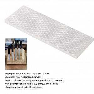 Точильний камінь алмазний двосторонній 200/600 Grit synthetic.ua - Фото 1