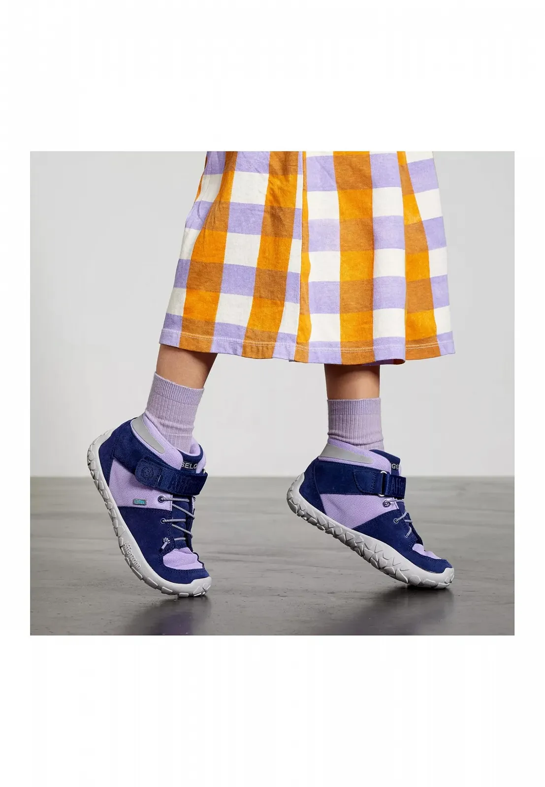 Кроссовки Affenzahn Mid Кожа Dreamer Водонепроницаемые Дышащие Босоножки Кожаные Кроссовки Velcro Размер 31-37 Коллекция 2022, фото №3