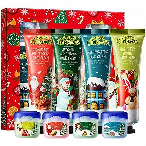 Купить Крем для рук для сухой кожи рук Набор из 8 штук Кремов для рук для женщин Мини увлажняющий крем для рук Маленький подарок для ухода за кожей - Фото 1 Крем для рук для сухой кожи рук Набор из 8 штук Кремов для рук для женщин Мини увлажняющий крем для рук Маленький подарок для ухода за кожей - Фото 1