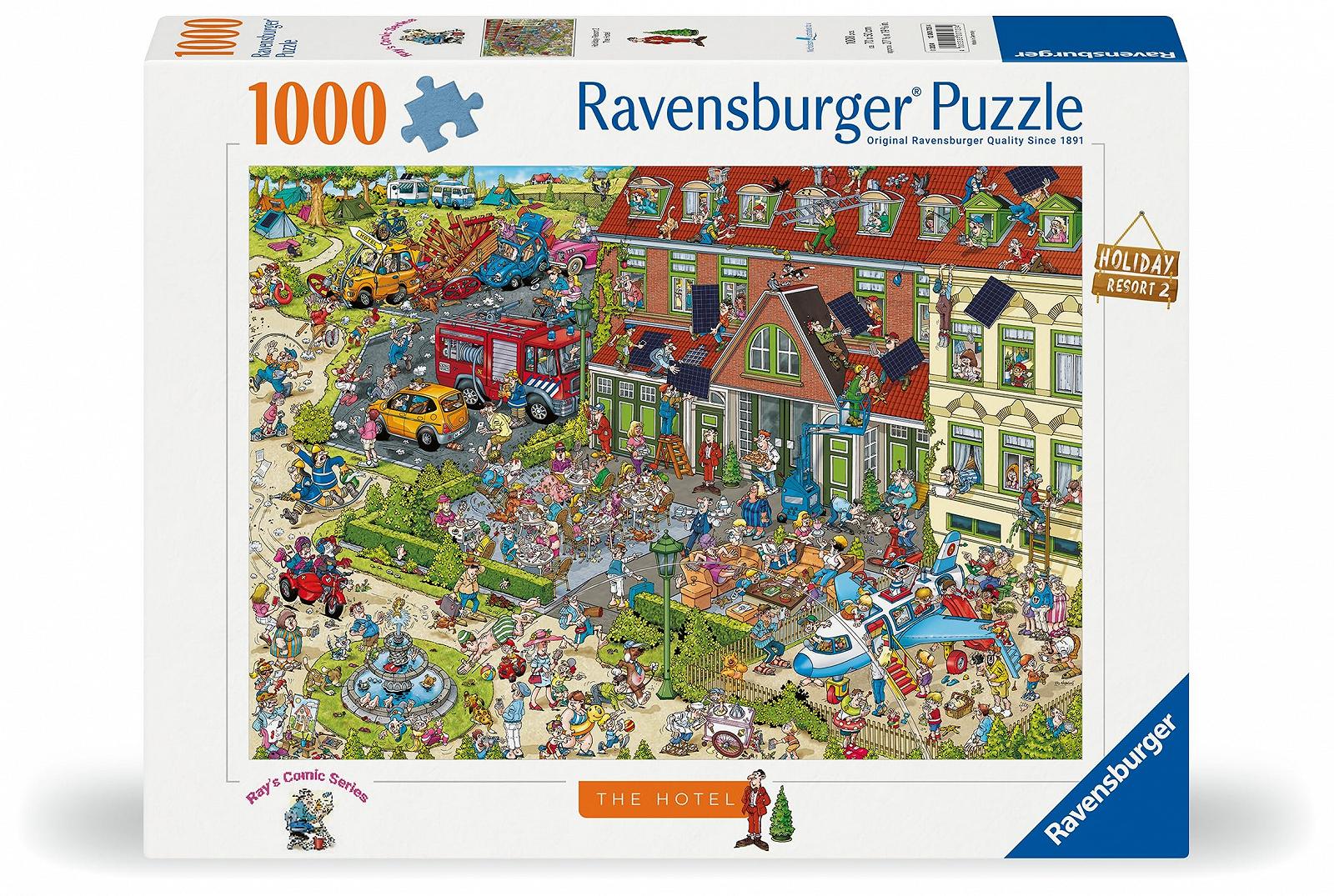 Пазл Ravensburger Отель 12000723 1000 деталей от 14 лет, фото №2 Пазл Ravensburger Отель 12000723 1000 деталей от 14 лет, фото №2