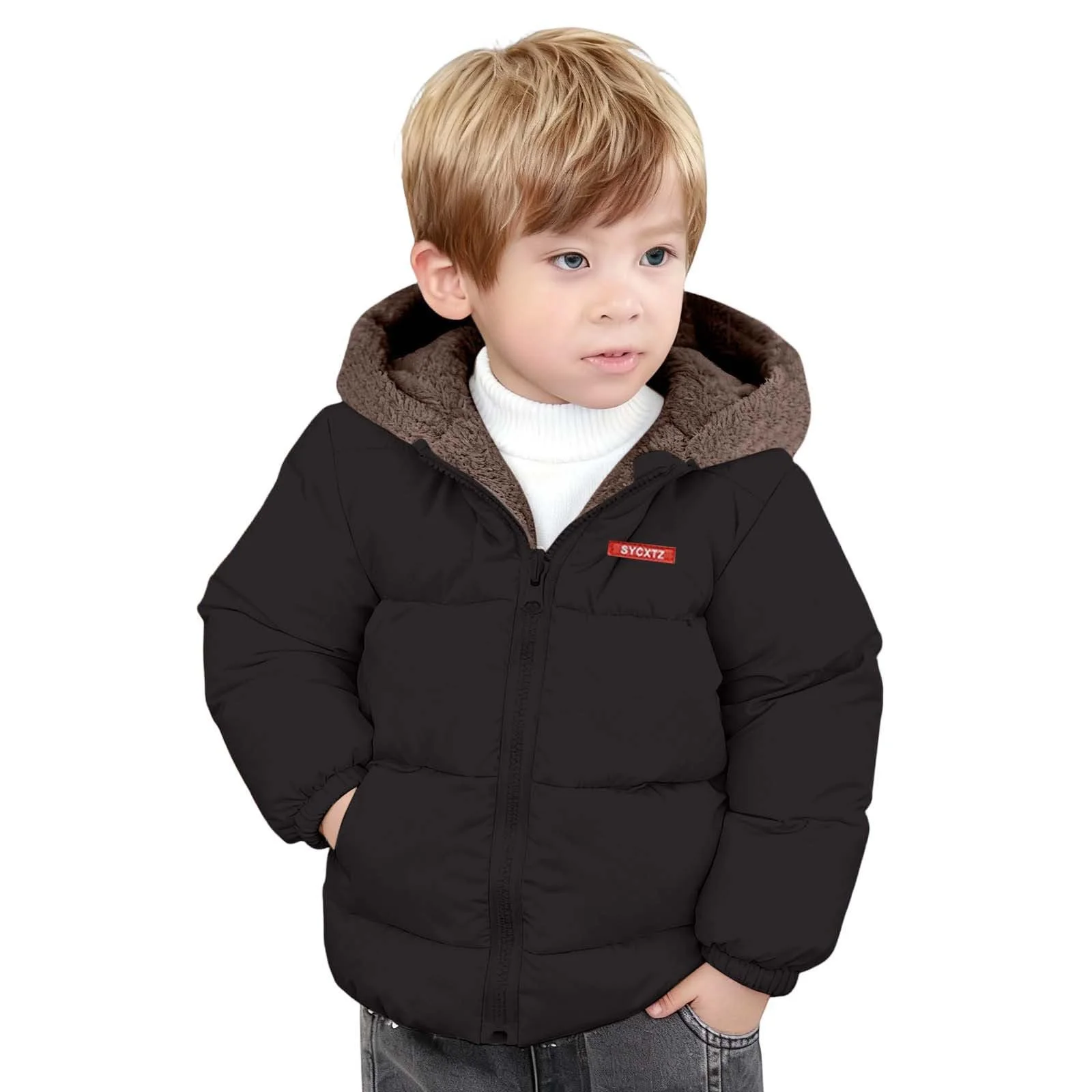 Лыжная куртка для мальчиков Sfwqoifou, теплая, для активного отдыха, хлопковая куртка с капюшоном, детская парка на молнии, зимнее пальто с капюшоном, дышащая куртка на подкладке, зимняя куртка, стеганая куртка, фото №1 Лыжная куртка для мальчиков Sfwqoifou, теплая, для активного отдыха, хлопковая куртка с капюшоном, детская парка на молнии, зимнее пальто с капюшоном, дышащая куртка на подкладке, зимняя куртка, стеганая куртка, фото №1