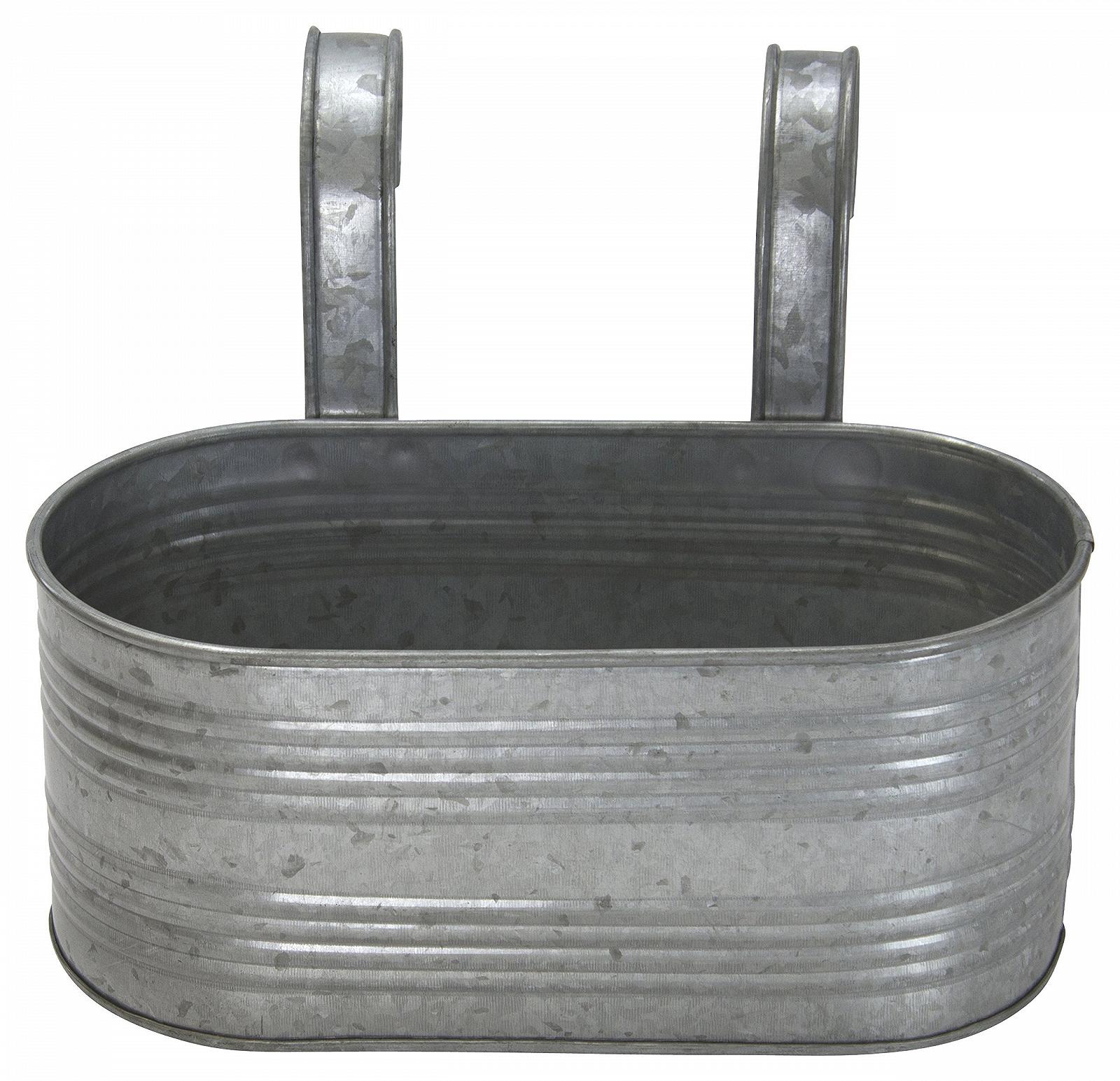 Підвісний тримач для квіткового горщика 40 см метал з двома ручками Метал, фото №3