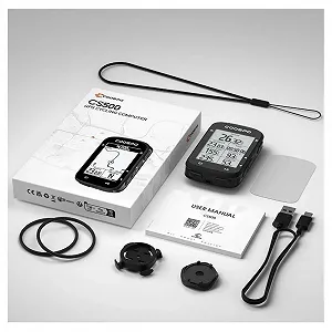 Велокомпьютер COOSPO CS500 GPS Real Road LCD 2.5" 45 часов IPX7 BLE5.0 ANT+ synthetic.ua - Фото 1