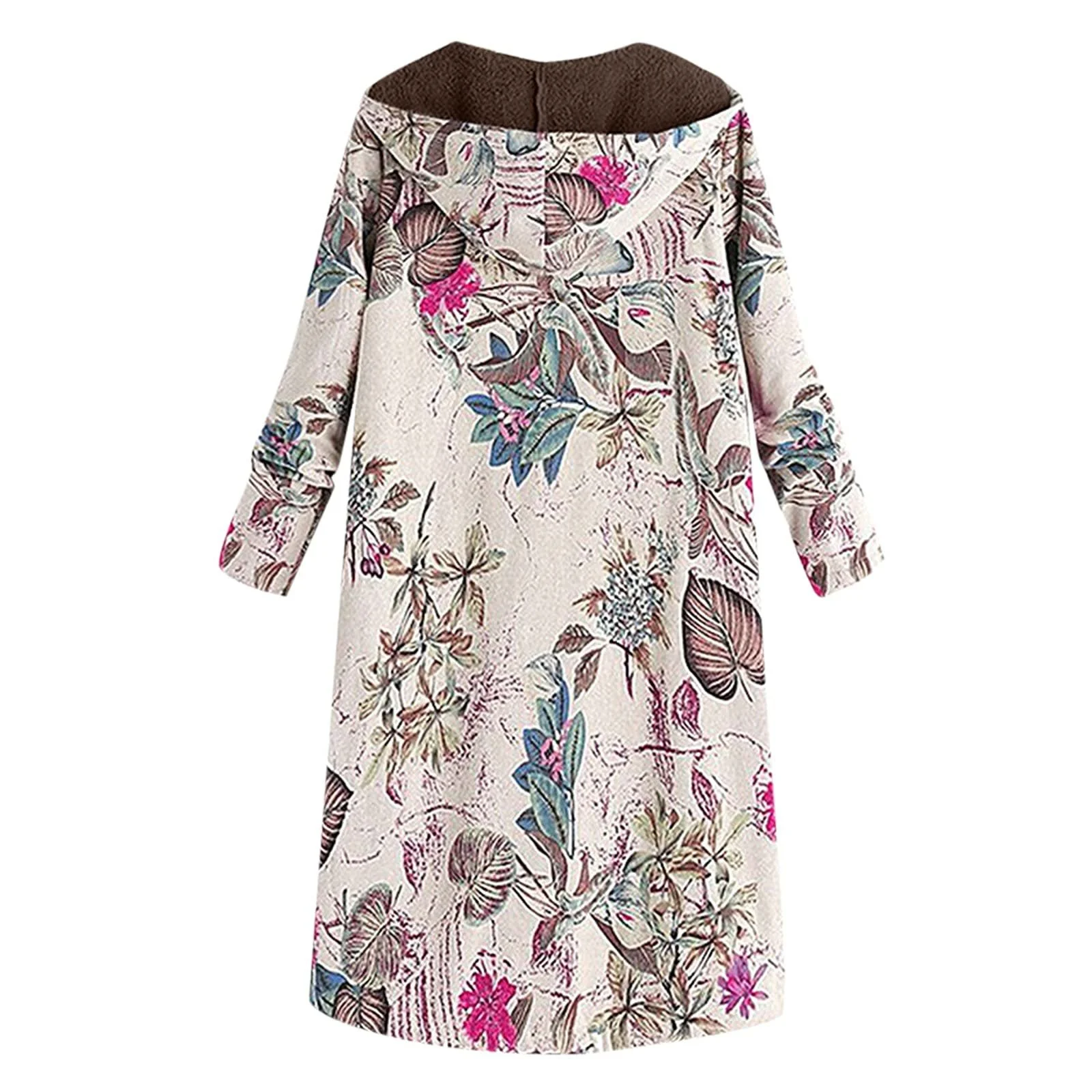 Пальто Overdose Жіноче Бавовняне З Вінтажним Принтом, фото №4