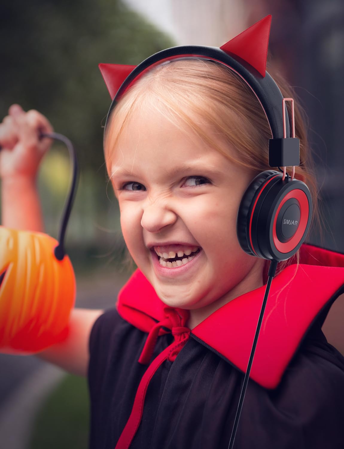 Наушники Simjar Demon для детей Halloween, фото №6
