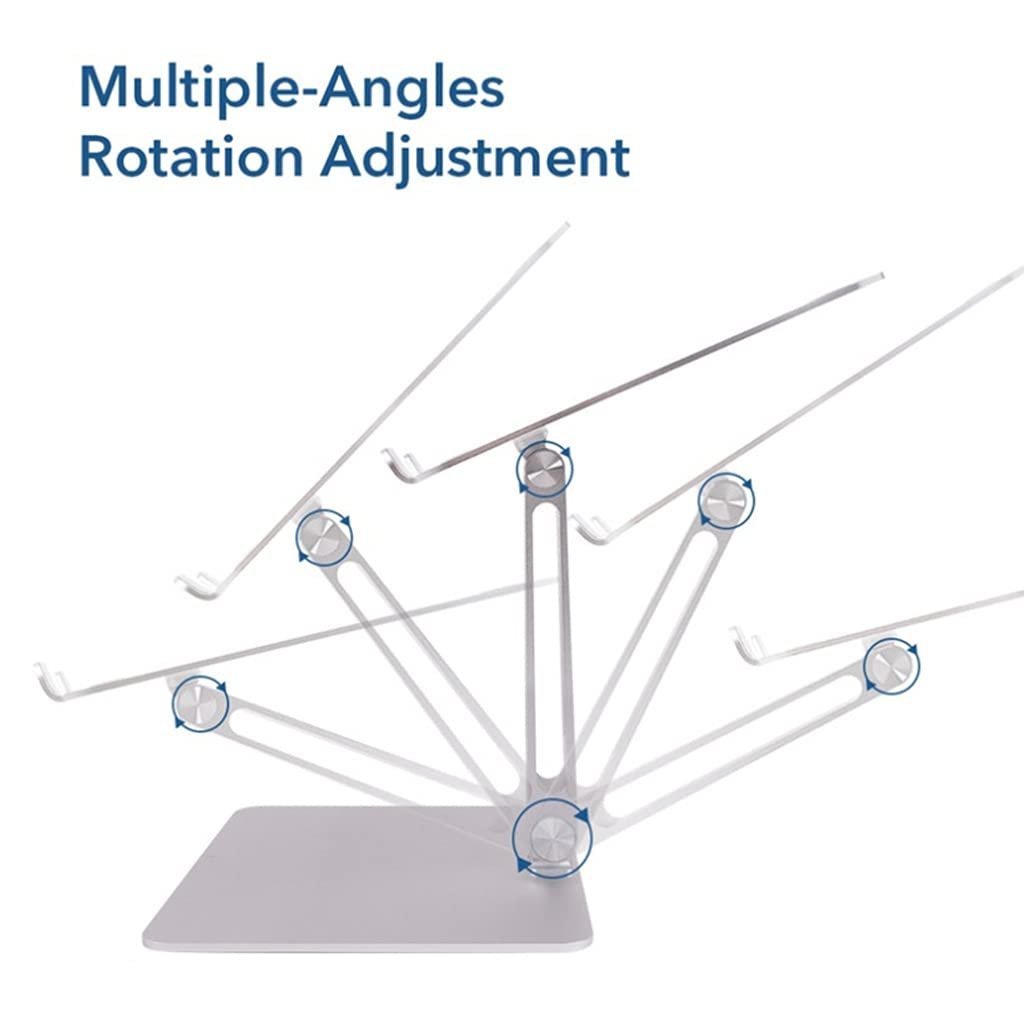 Подставка для ноутбука Регулируемая Алюминиевый сплав Свободный подъем для ПК Планшетов 7-17 дюймов, фото №6