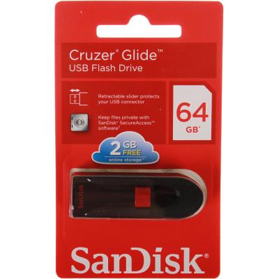 USB флеш-накопитель Sandisk 64gb Cruzer Glide Black USB 3.0 SDCZ600-064G-G35, фото №5