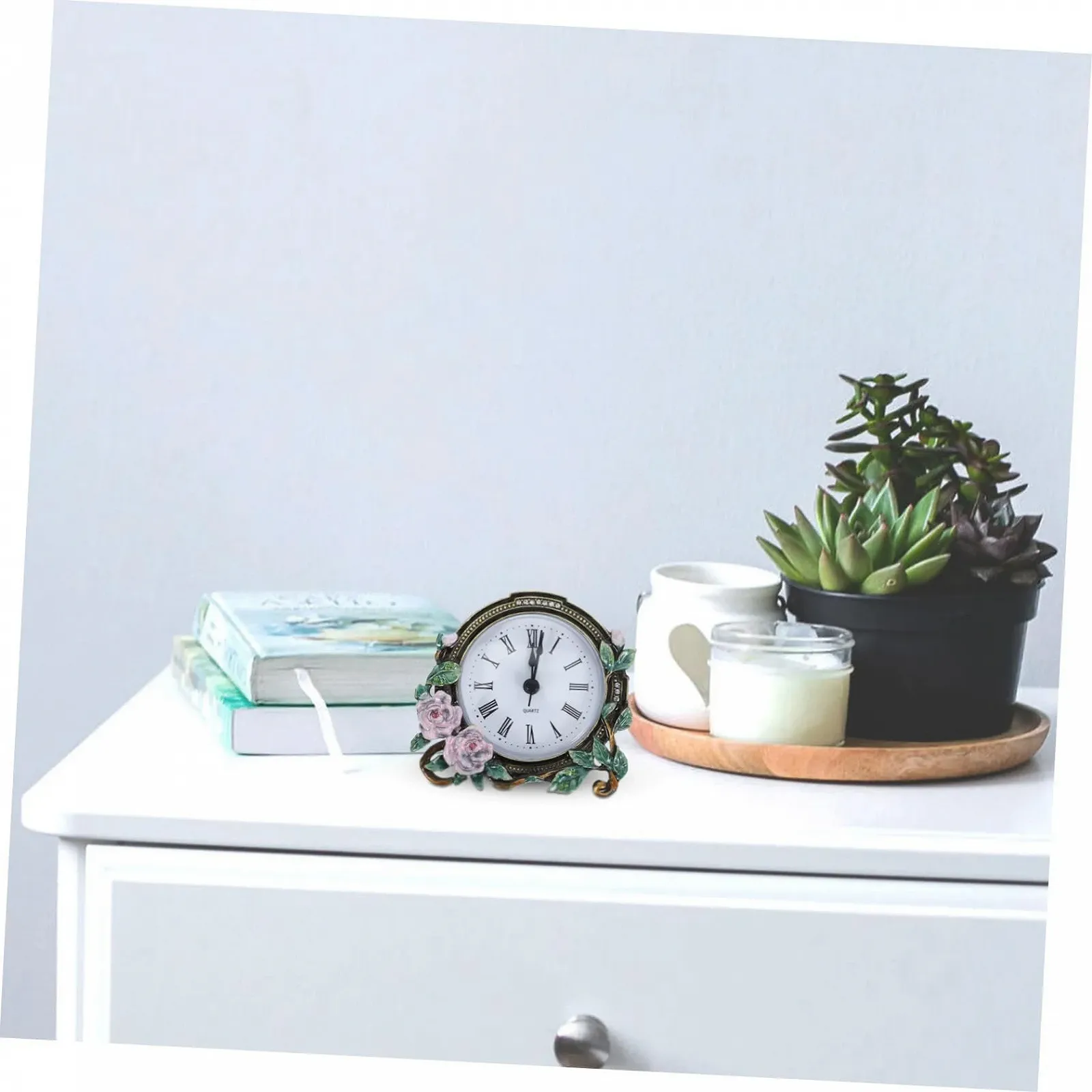 Годинник настольный VICASKY Винтажный Ретро стиль Стильные настольные для гостиной Офисное украшение Прочный и вневременной, фото №6