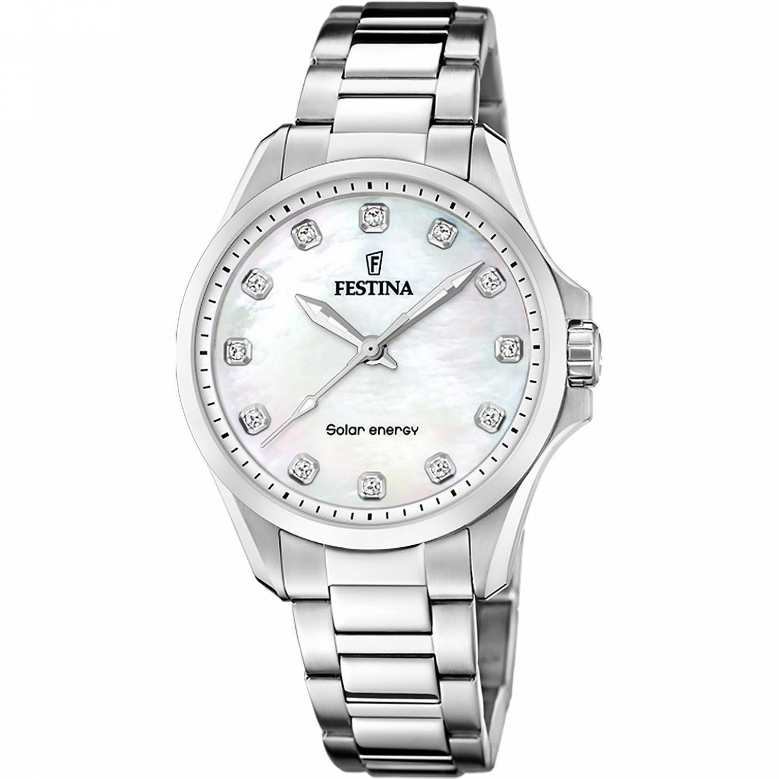 Аналоговые часы Festina F20654/1, белые, браслет, фото №2 Аналоговые часы Festina F20654/1, белые, браслет, фото №2