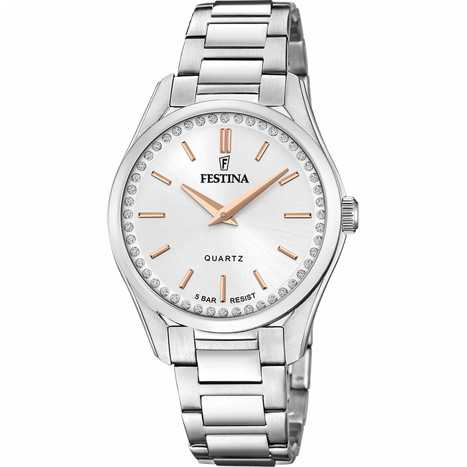 Годинник Кварцовий Аналоговий Жіночий Festina F20583/1 Сріблясто-сірий, фото №2