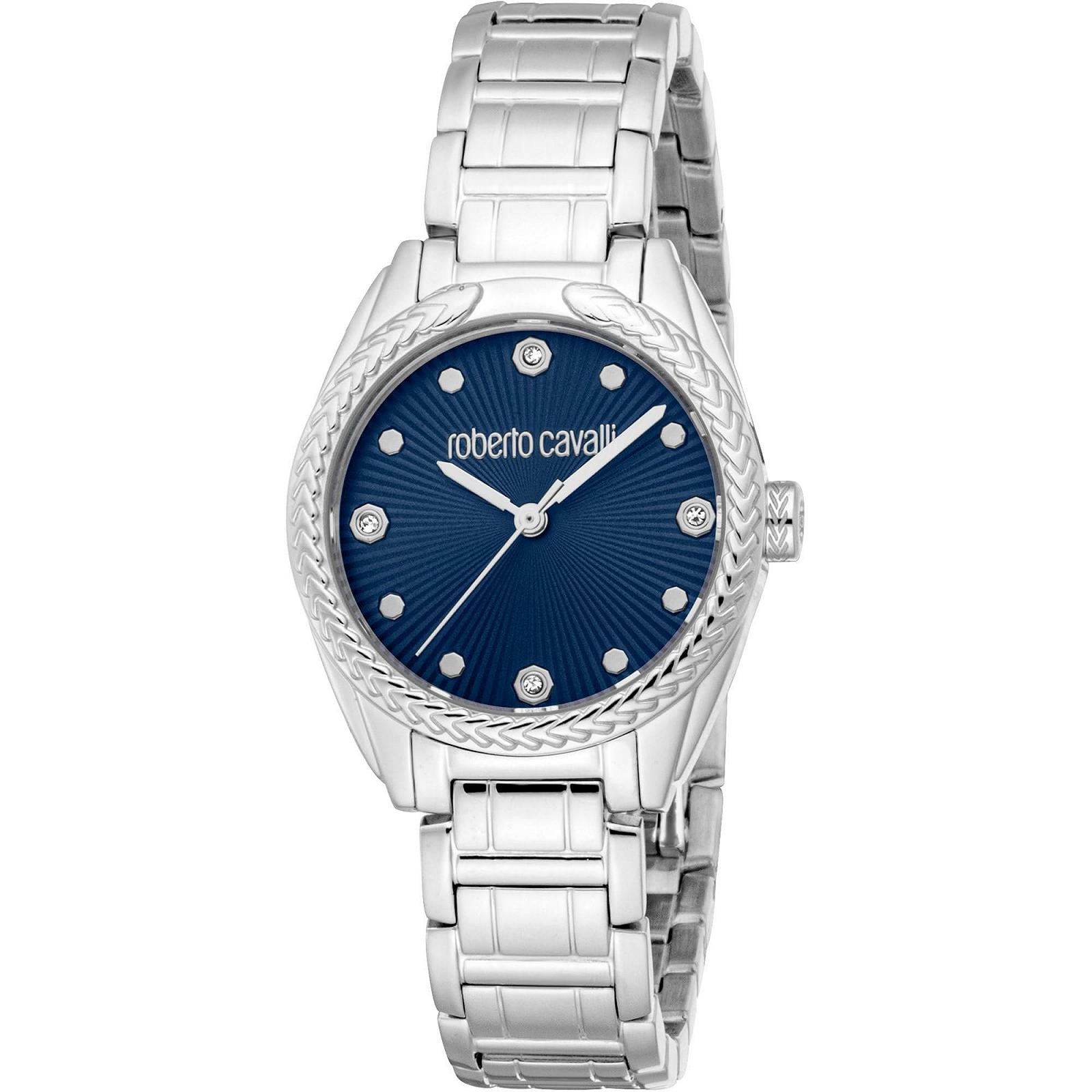 Женские Аналоговые Кварцевые Часы Roberto Cavalli RC5L118M0035, Синий, Fashion, фото №1