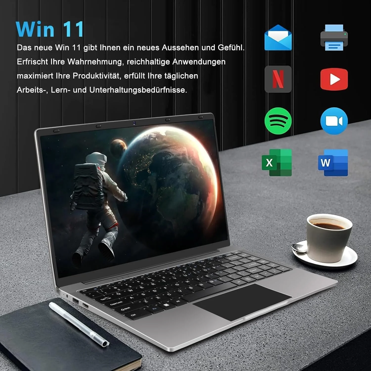 Ноутбук 14" WOZIFAN W8 Intel Celeron N4020C RAM 6GB SSD 256GB Windows 11, фото №5 Ноутбук 14" WOZIFAN W8 Intel Celeron N4020C RAM 6GB SSD 256GB Windows 11, фото №5