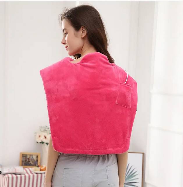 Електричний шаль Lesko YX205 з підгрівом через USB тепла захист від холоду, фото №6