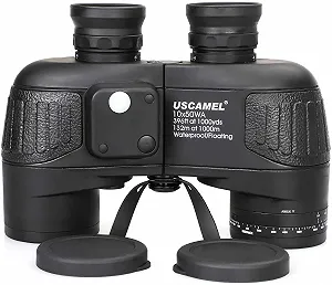 Бінокль USCAMEL 10x50 Kompakt HD Military Multifunction Compass Black - Фото 1