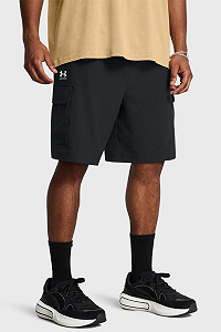 Шорти UA Vibe Woven Cargo Short 1386560-001 Under Armour Чорний XL - Фото 1