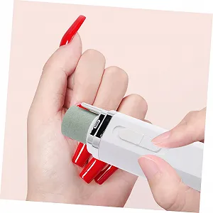 Беспроводной портативный кусачок для ногтей PACKOVE Professional Manicure and Polishing Machine для акриловых ногтей, компактный, легкий, с эргономичным корпусом и тихой работой в дороге synthetic.ua - Фото 1