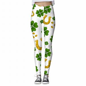 Термо Легінси Жіночі St. Patrick's Day З Малюнком Довгі Утеплені Щільні Непрозорі synthetic.ua - Фото 1