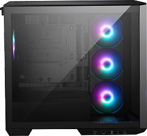 Корпус MSI MAG PANO M100R PZ / Micro-ATX / без БЖ / 4x120mm ARGB / Project Zero support / USB-C 3.2 Gen 2x2 / Black synthetic.ua - Фото 1
