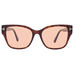 Солнцезащитные Очки Женские Cat Eye Tom Ford Elsa FT1108 52E Коричневый, Гавана, 55 - Фото 1