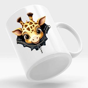 Детская кружка Жираф Детская забавная - Идеально подходит для горячих и холодных напитков synthetic.ua - Фото 1