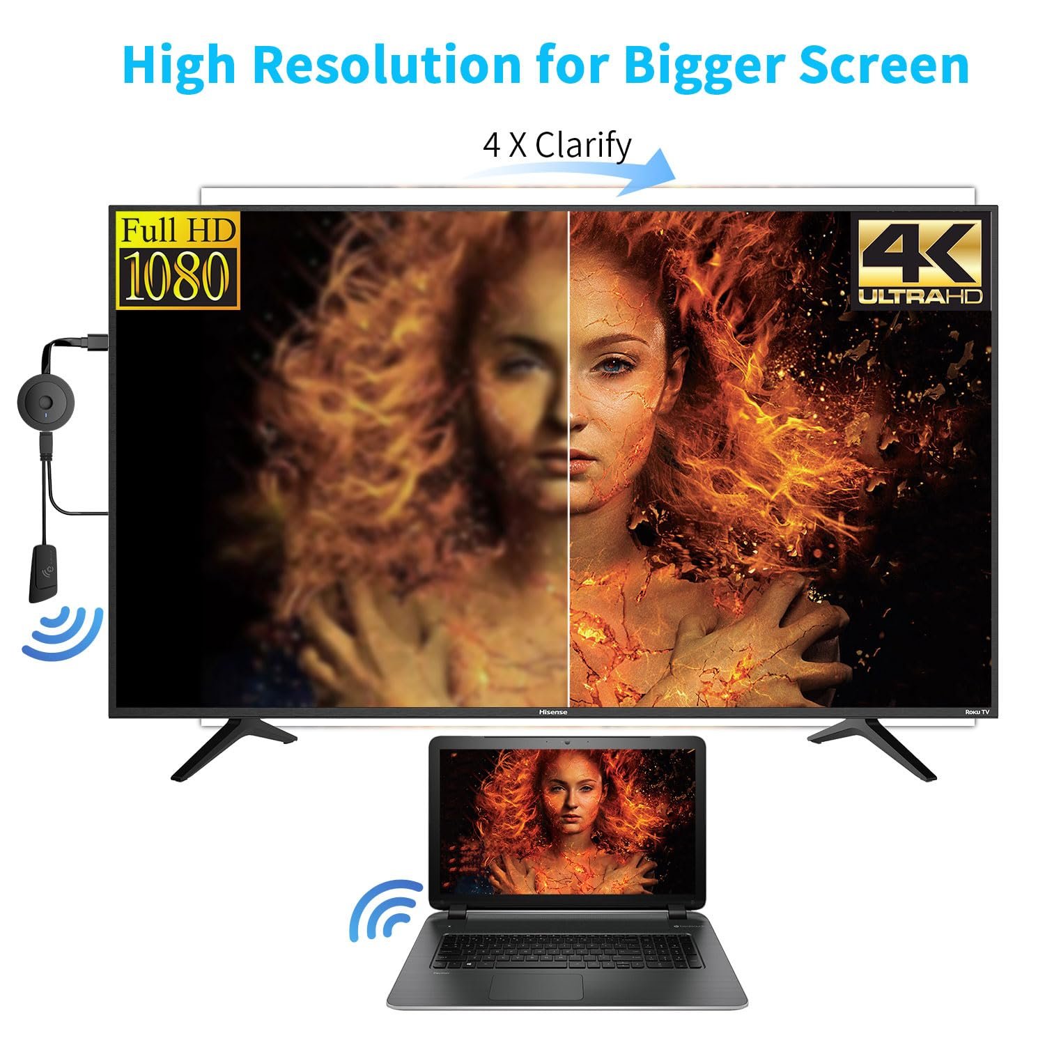 HDMI адаптер MpioLife 4K Wireless -, фото №2